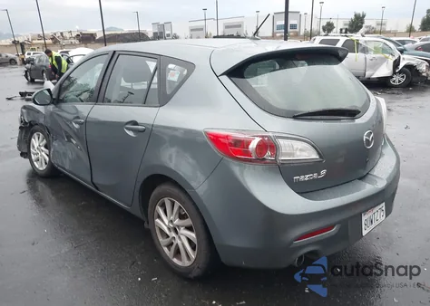 2012 Mazda Mazda3 I Touring z USA, uszkodzony, nr VIN JM1BL1L88C1675617